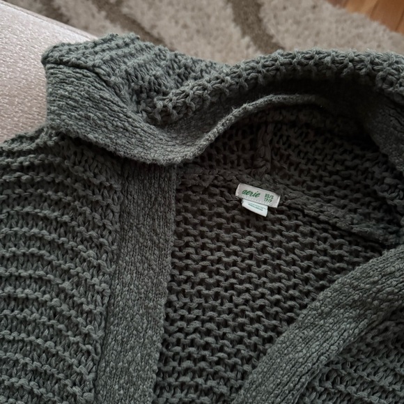 Aerie Dark Green Knit Sweater - Picture 2 of 2